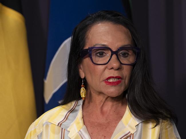 Indigenous Australians Minister Linda Burney after the referendum defeat. Picture: NCA NewsWire / Martin Ollman