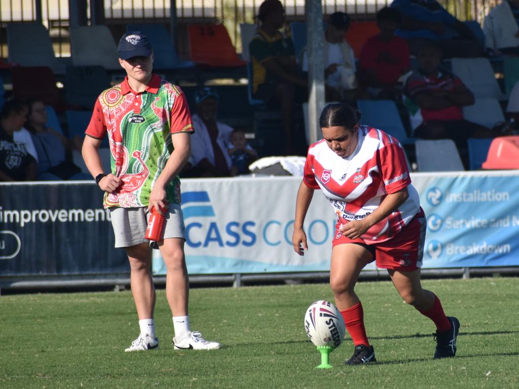 Rockhampton Rugby League open womenâ&#128;&#153;s semi-final, Wallabys versus Emu Park, Browne Park, July 22, 2023.