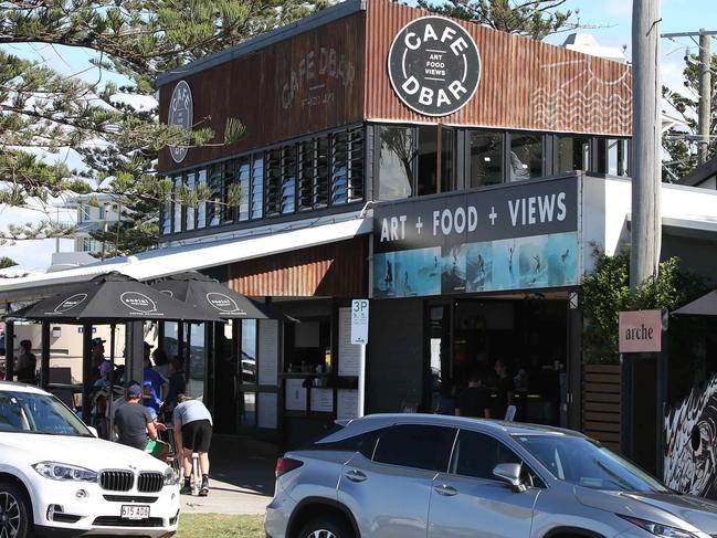 Gold Coast City Council has approved the redevelopment of the Cafe Dbar site, which will be demolished later this year to make way for a new high-end tower. Picture Glenn Hampson