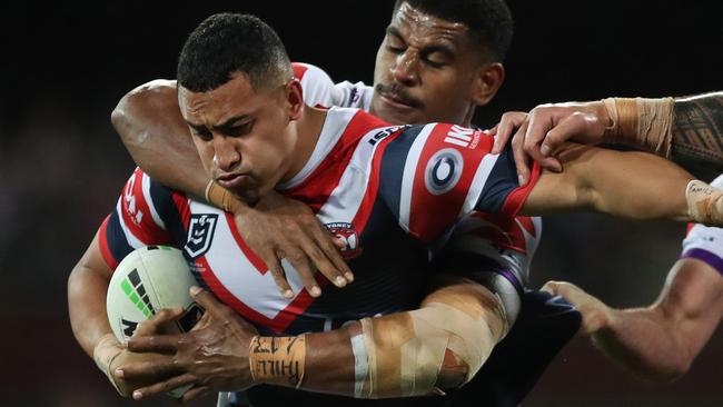 Siosiua Taukeiaho has signed a bumper new deal with the Roosters. Picture: Brett Costello