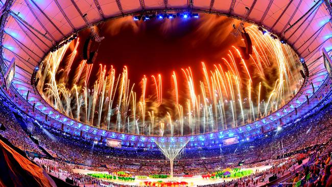 The 2016 Olympics closing ceremony in Rio de Janeiro. The drive for big events can help Sydney return to the place on the world stage it occupied after the 2000 Games.