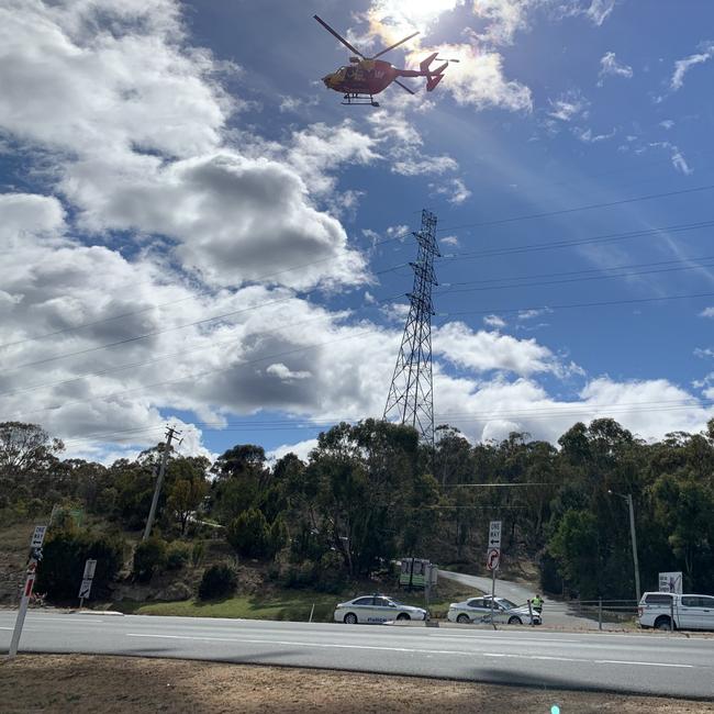 Police search for escaped prisoner Graham John Enniss. Picture: JAMES KITTO