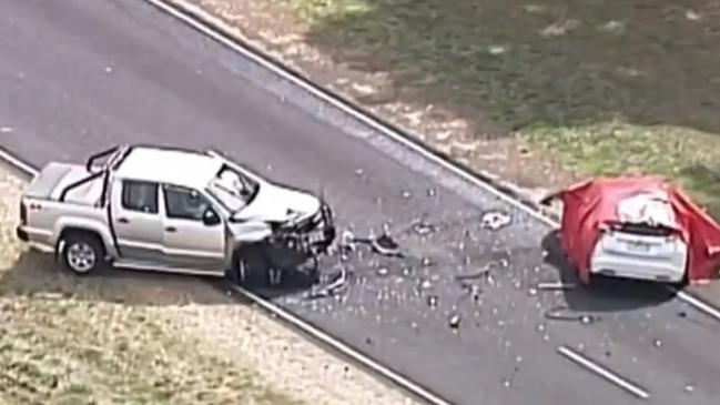 Major Crash investigators attended the serious crash at Monbulla, just outside Penola in the state's southeast. Picture: 7 NEWS