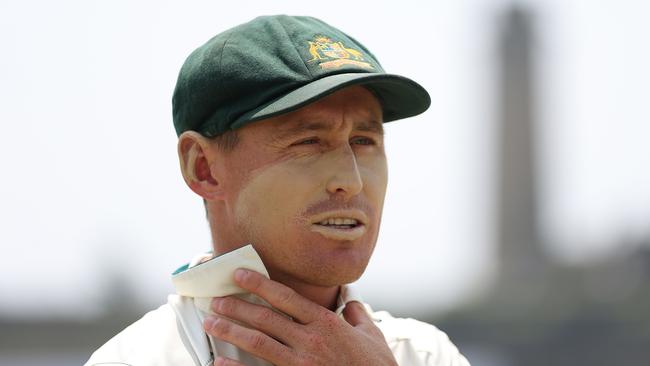 GALLE, SRI LANKA - FEBRUARY 08: Marnus Labuschagne of Australia prepares to field during day three of the Second Test match in the series between Sri Lanka and Australia at Galle International Stadium on February 08, 2025 in Galle, Sri Lanka. (Photo by Robert Cianflone/Getty Images)