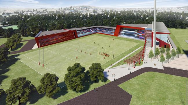 An artist's impression of the proposed High-Performance Centre at Ballymore. Courtesy: QRU