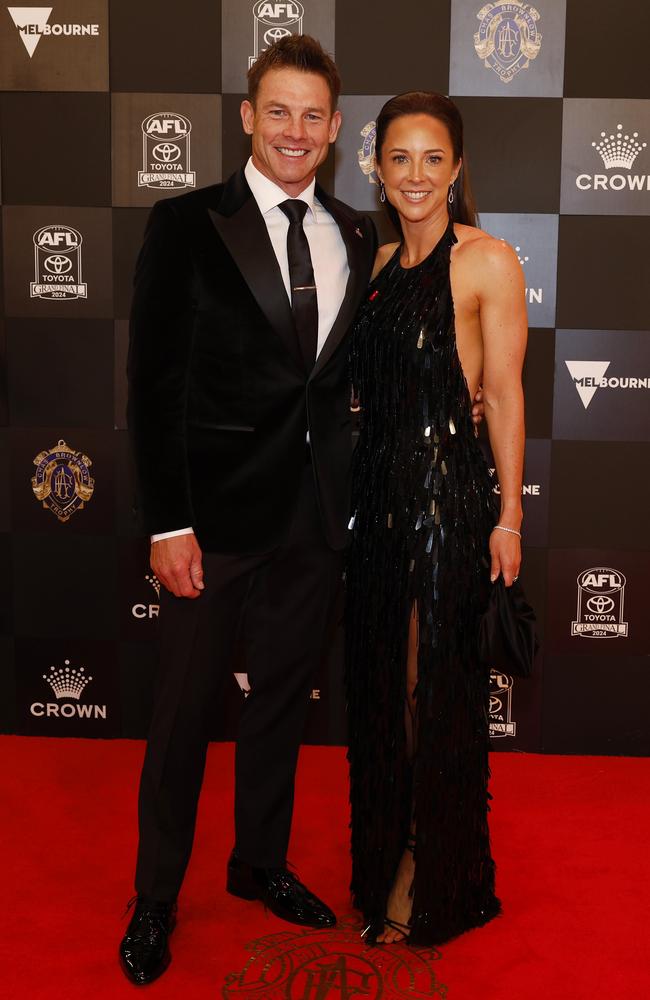 Ben Cousins and his sister Melanie. Picture: Michael Klein