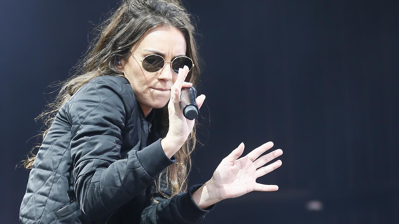 Falls Festival Day 3 at Marion Bay, New Years Eve.  Amy Shark performs to a packed audience.PICTURE: MATT THOMPSON