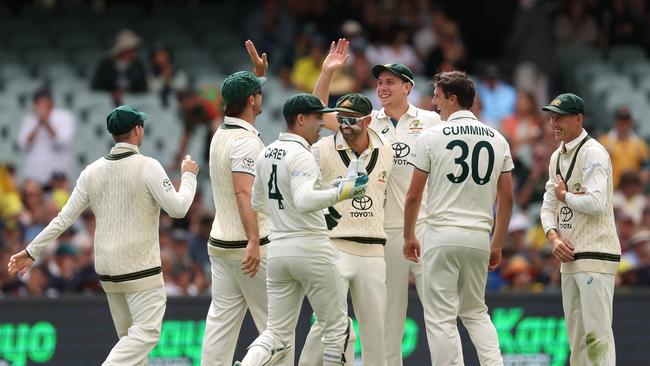 Cameron Green will likely be excluded from team huddles during the Gabba Test after his Covid diagnosis. Picture: Paul Kane/Getty Images.