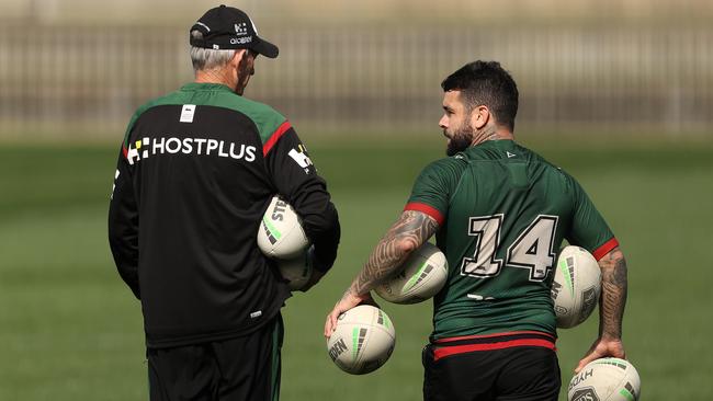 Bennett oversaw the team’s captain’s run on Wednesday. Picture: Phil Hillyard