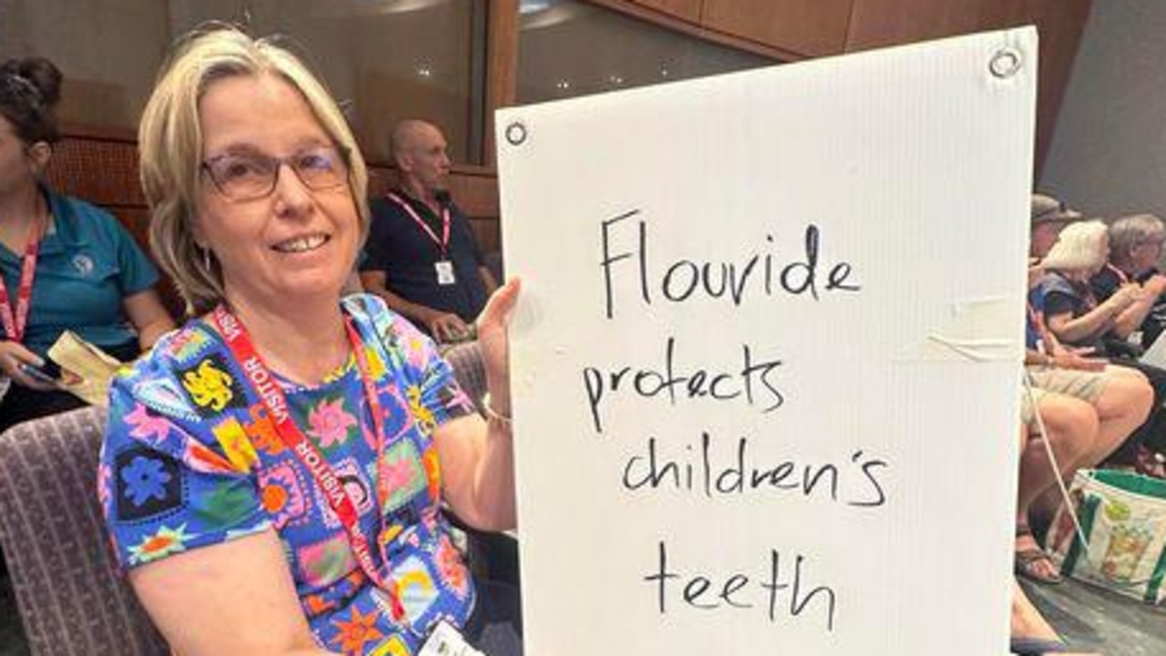 Dr Eileen Rafter attended to support the pro-fluoride debate.