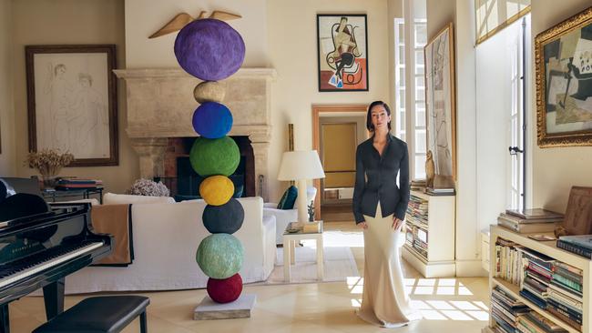 Australian Zoë de Givenchy wears Ralph Lauren at her family’s majestic Loire Valley estate Château du Jonchet. Photography: Darren McDonald​.​