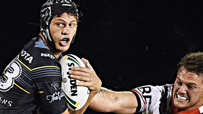 Kalyn Ponga delivered another eye-catching performance for the Cowboys. Picture: Zak Simmonds