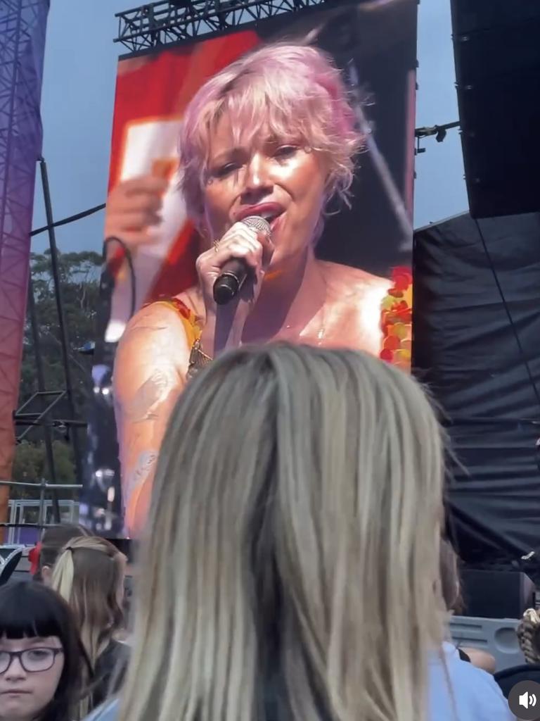 Clementine Ford performed a number of the songs. Picture: Instagram