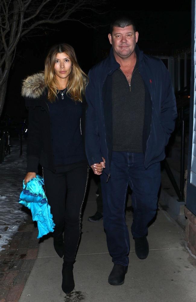 Kylie Lim and James Packer. Picture: Backgrid