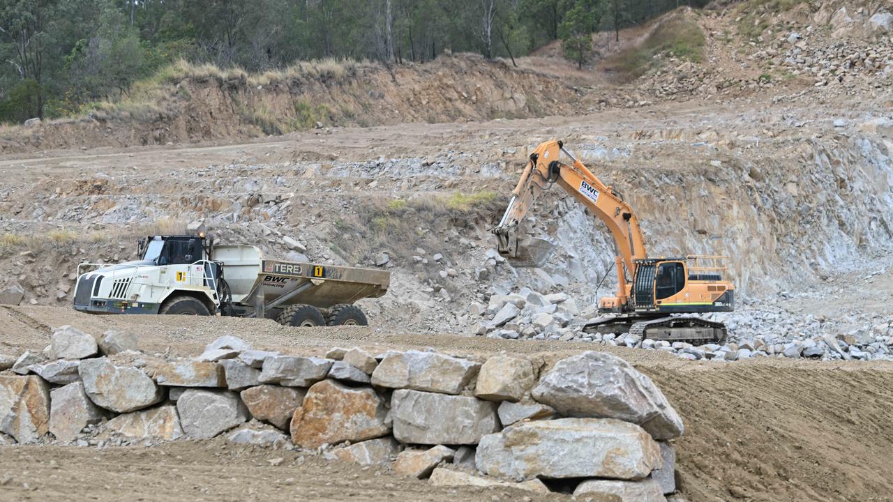 Quarries across the state could be subject to Indigenous land use agreements. Picture: Lyndon Mechielsen/Courier Mail