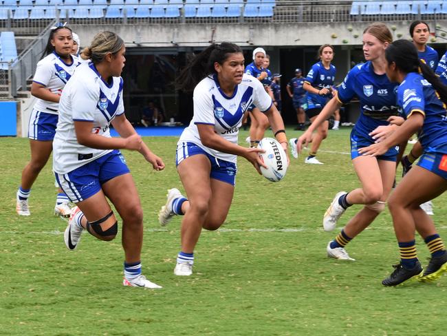 Lahnayah Daniel produced a double for Canterbury. Picture: Sean Teuma