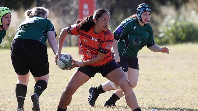 Mudcrabs captain Moera Blair. PICTURE: BRENDAN RADKE