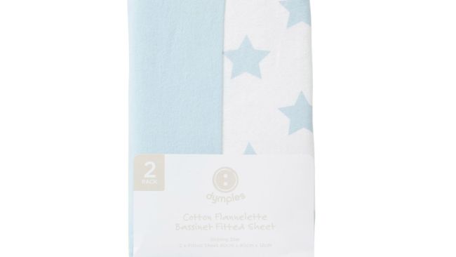 Flannelette cheap bassinet sheet