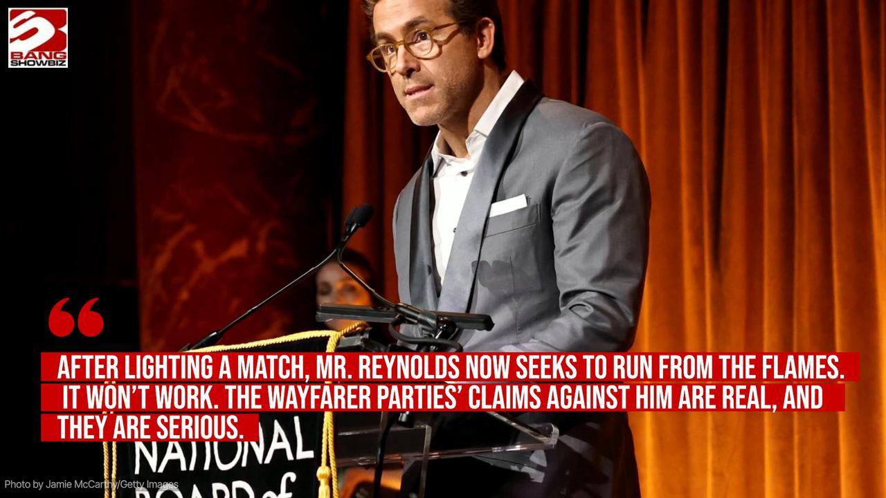 Justin Baldoni's lawyer hits back at Ryan Reynolds