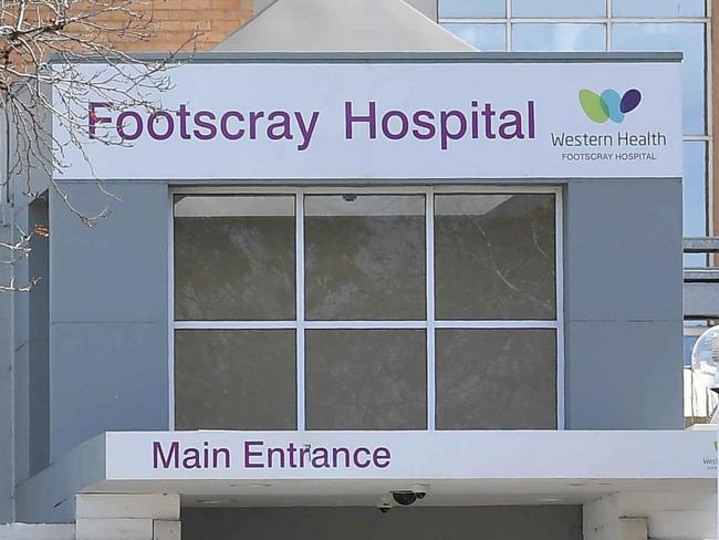 Stock Images: Footscray Hospital in Footscray, Wednesday, Aug. 30, 2017. (Picture/Andy Brownbill)