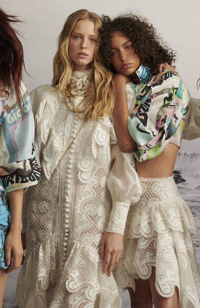 Lace and more lace at Zimmermann. Picture: Andy Swartz/Zimmermann