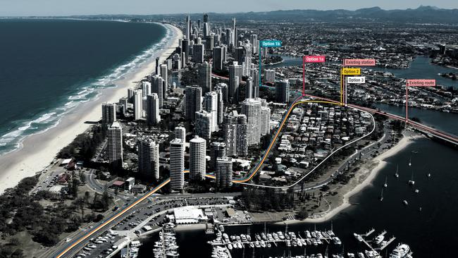 The Gold Coast Light Rail $200 million extension to the Spit