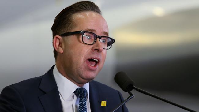 As usual, Alan Joyce has no current plans to relinquish the helm. Why would he? Picture: Jason McCawley/Getty Images.
