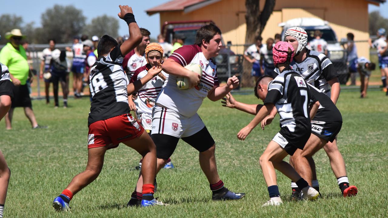 Mitchell Magpies v Wallumbilla-Surat Redbulls U16. Adrian Vowles Cup 2020.