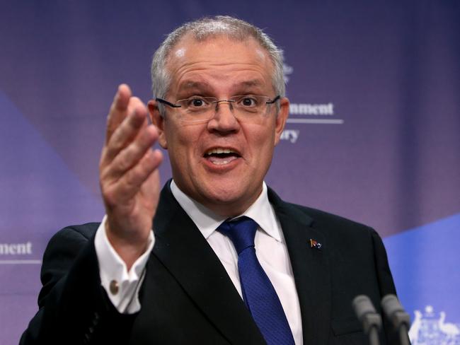 Treasurer Scott Morrison is the man who can save us. Picture: Kym Smith