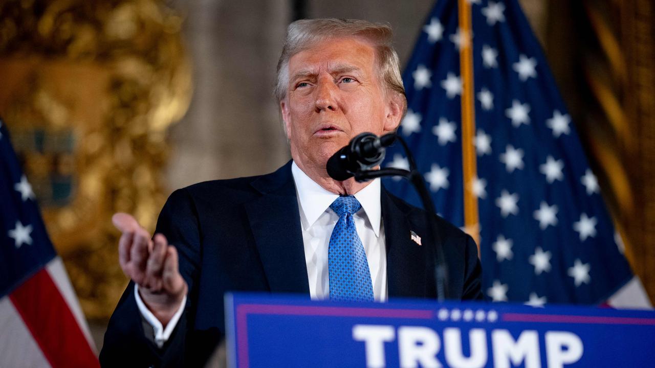 President-elect Donald Trump spoke on the shooting at his Mar-a-Lago resort. Picture: Andrew Harnik/Getty Images North America via AFP