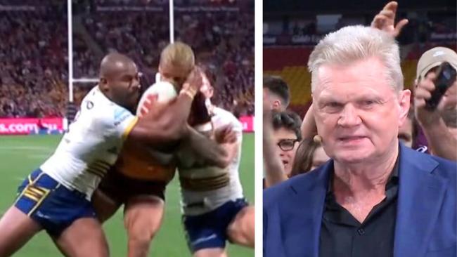 Paul Vautin wasn't happy. Photo: Channel 9