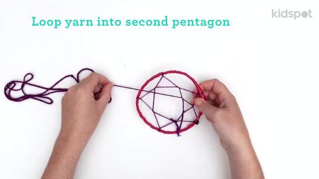 How to make a dream catcher kids' craft activity, Video