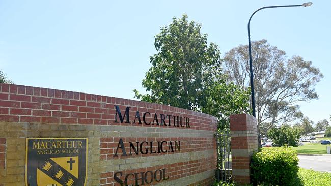 SYDNEY, AUSTRALIA - NewsWire Photos, FEB 16, 2023. Macarthur Anglican School in Cobbitty where a young student was struck by a school bus and later died in hospital. Picture: NCA NewsWire / Jeremy Piper