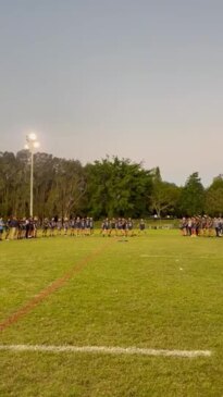 Langer Trophy: Emotional scenes as teams perform tribute Haka post-match