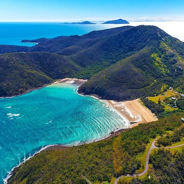 View of Basil Bay at Keswick Island. Picture: JewelZee