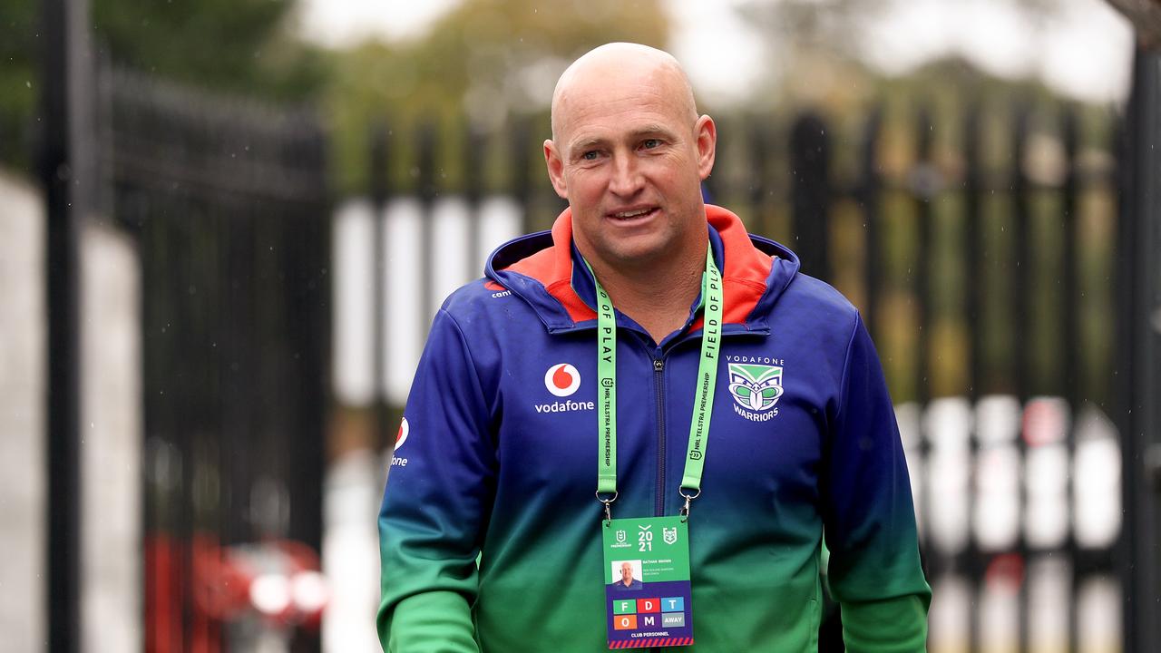 The Warriors are set to sack their coach Nathan Brown. Picture: NRL Photos