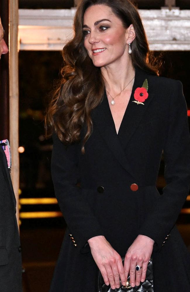 The engagement ring at the Royal British Legion Festival of Remembrance on November 9, 2024. Picture: Chris J. Ratcliffe – WPA Pool/Getty Images