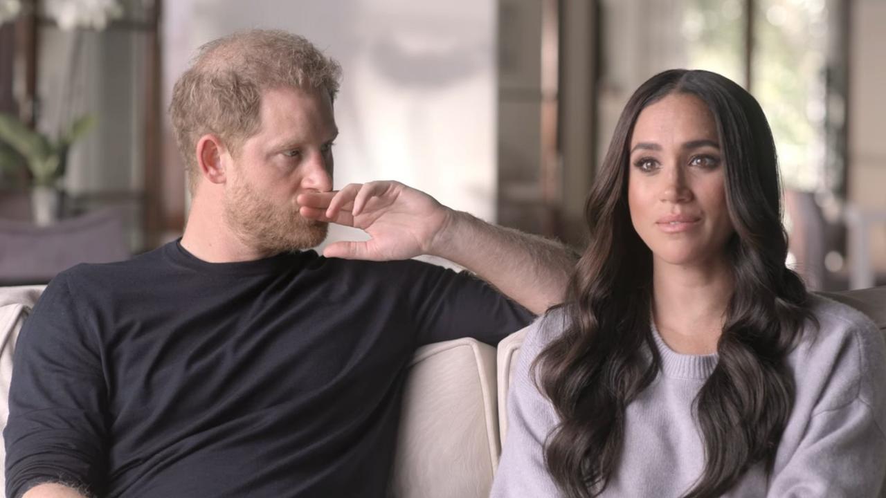 Ventures like their Netflix docuseries have harmed relations between Harry and Meghan and the royal family. Picture: Netflix