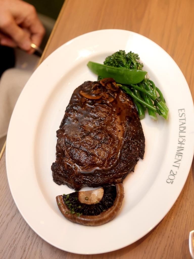 Leon McNiece’s lunch for High Steaks. Photo: Steve Pohlner