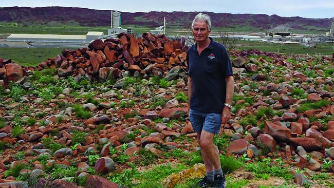 John Black on the Burrup Peninsula. Picture: supplied