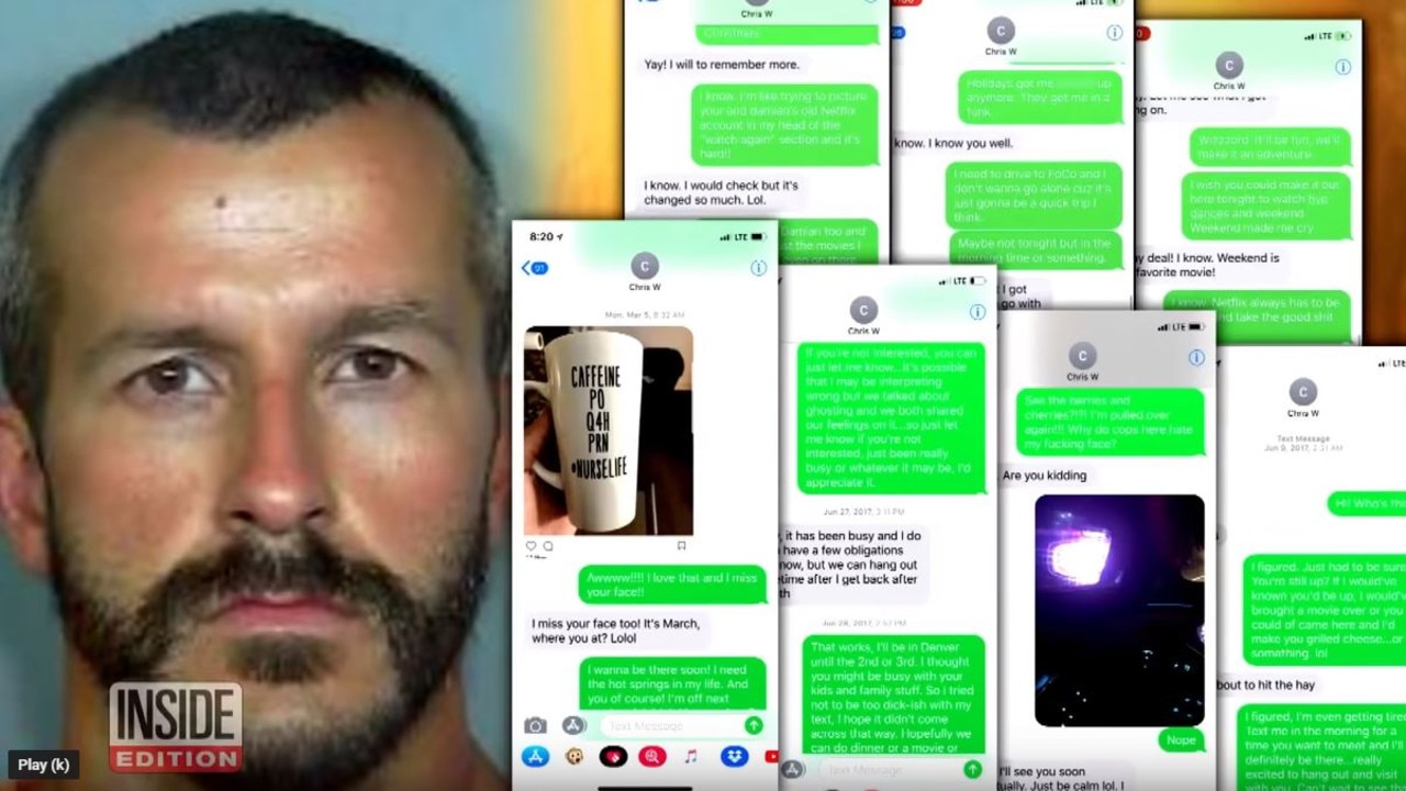 Chris Watts Gay Claim Killer Dad On ‘affair With Trent Bolte Daily Telegraph 