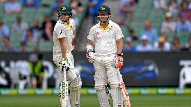 BANNED: Steve Smith and David Warner have landed in hot water following the ball-tampering scandal in the third Test between Australia and South Africa in Cape Town. Picture: JOE CASTRO/AAP PHOTOS