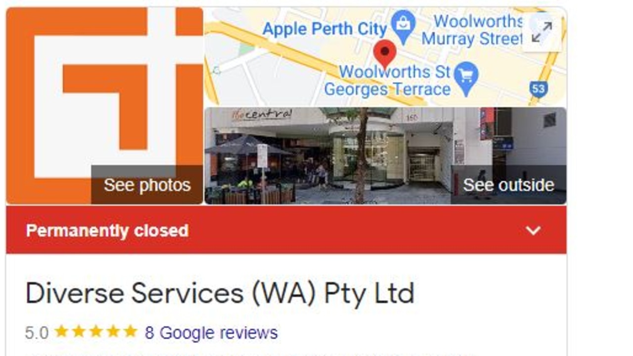 Diverse Services (WA) shut down last year.