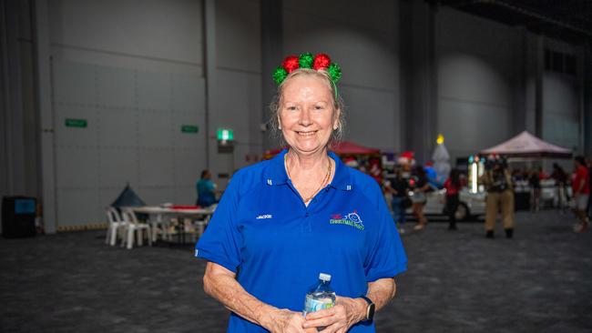 Jackie Sanders, Event Coordinator, ready for the fun. Picture: Pema Tamang Pakhrin