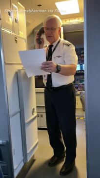 Pilot‘s heartwarming speech brings people to tears