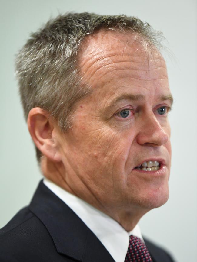 Former Labor leader Bill Shorten. Picture: AAP Image/James Ross