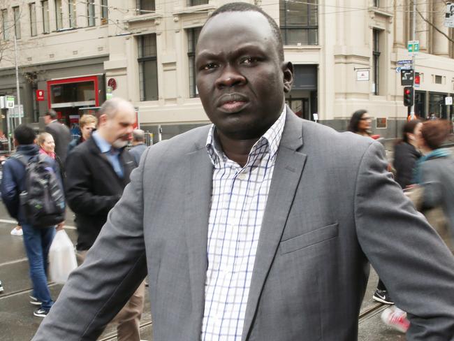 Richard Deng from the South Sudanese Community Association of Victoria. Picture: Mark Wilson