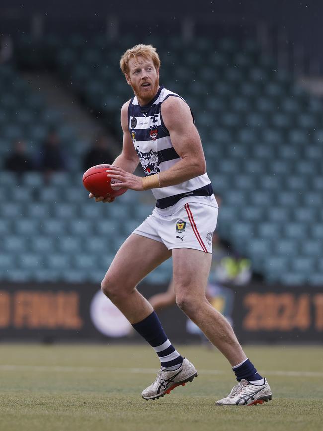 Andrew Phillips Lauderdale. TSL grand final 2024 - North Launceston V Lauderdale. Picture: Nikki Davis-Jones