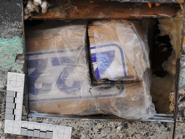 AFP officers including Ben Marshal found a whopping 247kg of cocaine concealed in the hull of a yacht. The search and imagery team is one of dozens of options available to people thinking about joining the Australian Federal Police. Picture: AFP