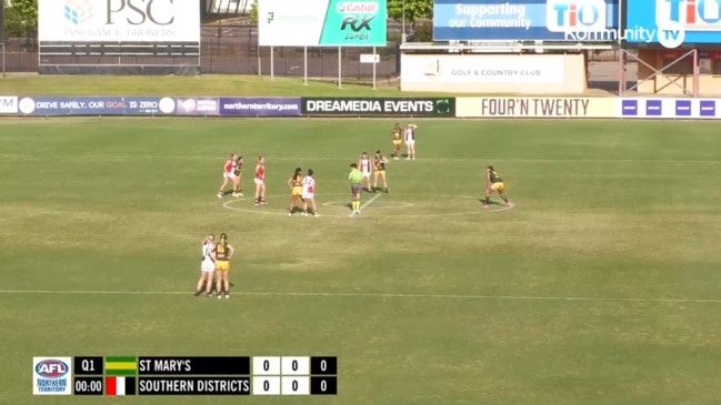 Replay: NTFL Women Round 5 - St Mary's v Southern Districts